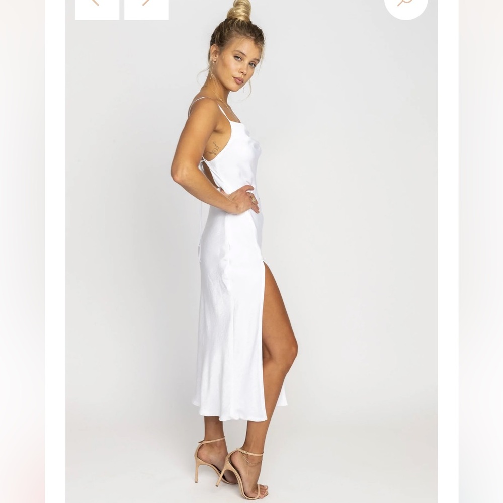 RESA Madison Slip Dress Ivory XS - Picture 2 of 6